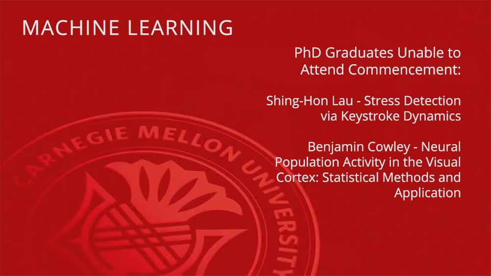 Machine Learning PhD Graduates