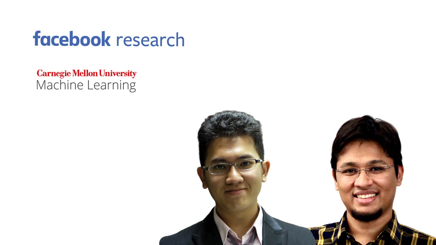 Congratulations to machine learning Doctoral Researchers, Devendra Singh Chaplot, and Yao-Hung Hubert Tsai for winning a #Facebook fellowship for 2020!